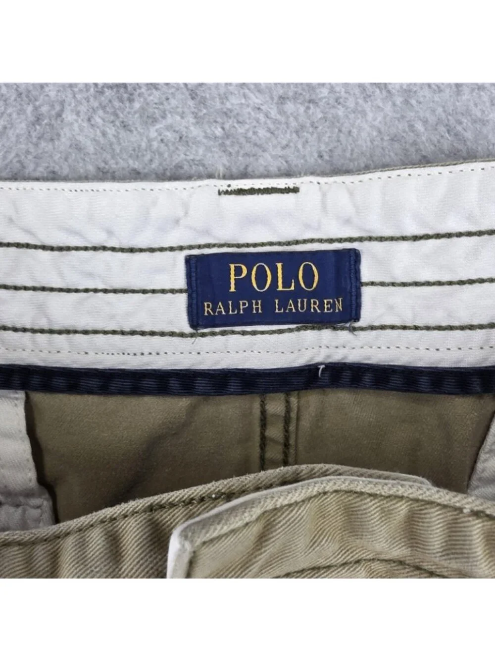 Polo Ralph Lauren Cargo Shorts Mens 40 Beige Relaxed Fit Utility Canvas 11in